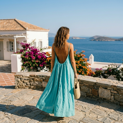 La Robe Câline™ — Dos Nu, Légère, Inoubliable